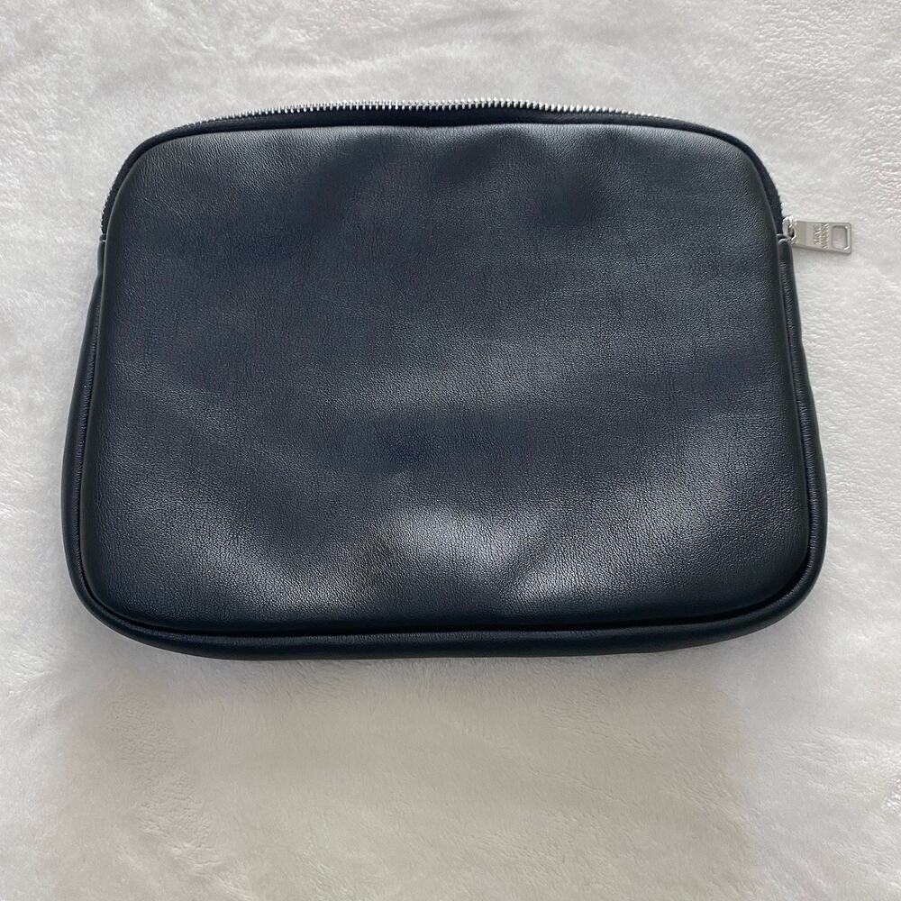 Steve Madden Black Leather Accessories Bag